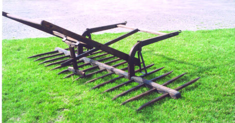 Sweep Rake Eased Strenuous Task Image